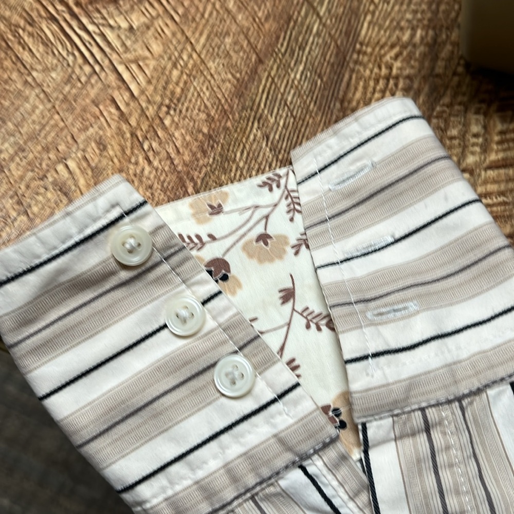Striped Button-Up Shirt - Picture 4 of 4
